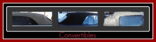A collection of different types of convertible tops that have been detailed by Fifty Dollar Detail, Ridgefield, WA.
