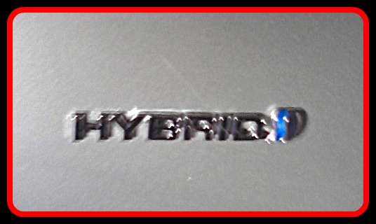 Emblem on vehicle detailed by Fifty Dollar Detail, Ridgefield, WA.